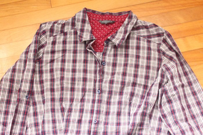 Turn a thrift-store shirt into usable fabric