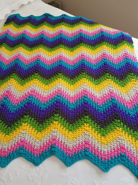 Joy Stripes Crocheted Hoodie -FREE pattern - Nana's Favorites